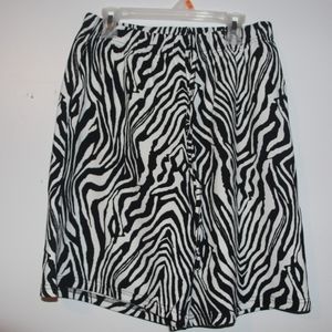 Zebra Print Shorts